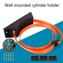Adjustable Nylon Strap ABS Cylinder Holder Mount for Motorhomes and Campers Securely Holds Cylinders During Travel