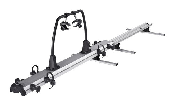 Bicycle carrier rack on a white background