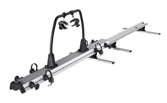 Bicycle carrier rack on a white background