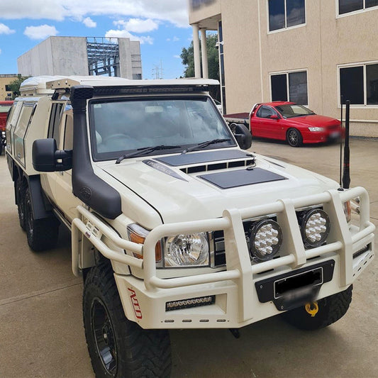 LensunSolar 65W Flexible Bonnet Solar Panel for Toyota Land Cruiser