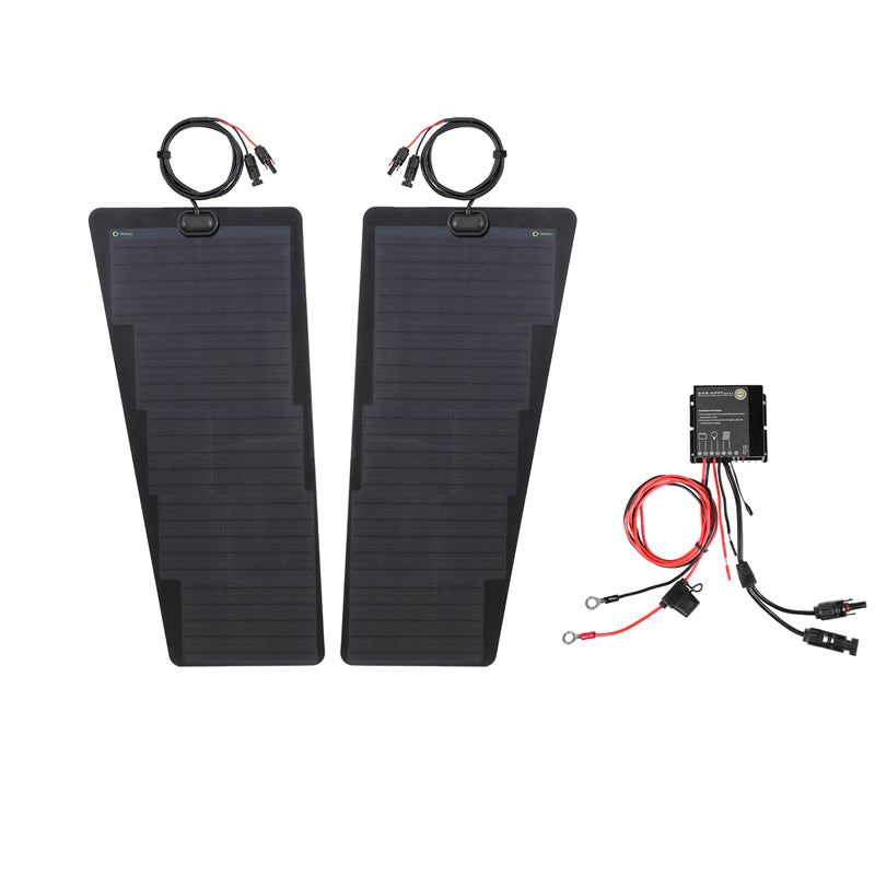 Lensun 70W Bonnet Flexible Solar Panel Toyota Land Cruiser 79