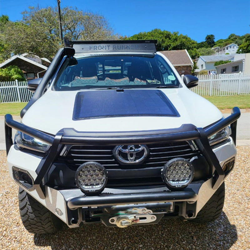 LensunSolar 100W Bonnet Flexible Solar Panel Toyota Hilux Fortuner 2015-Present