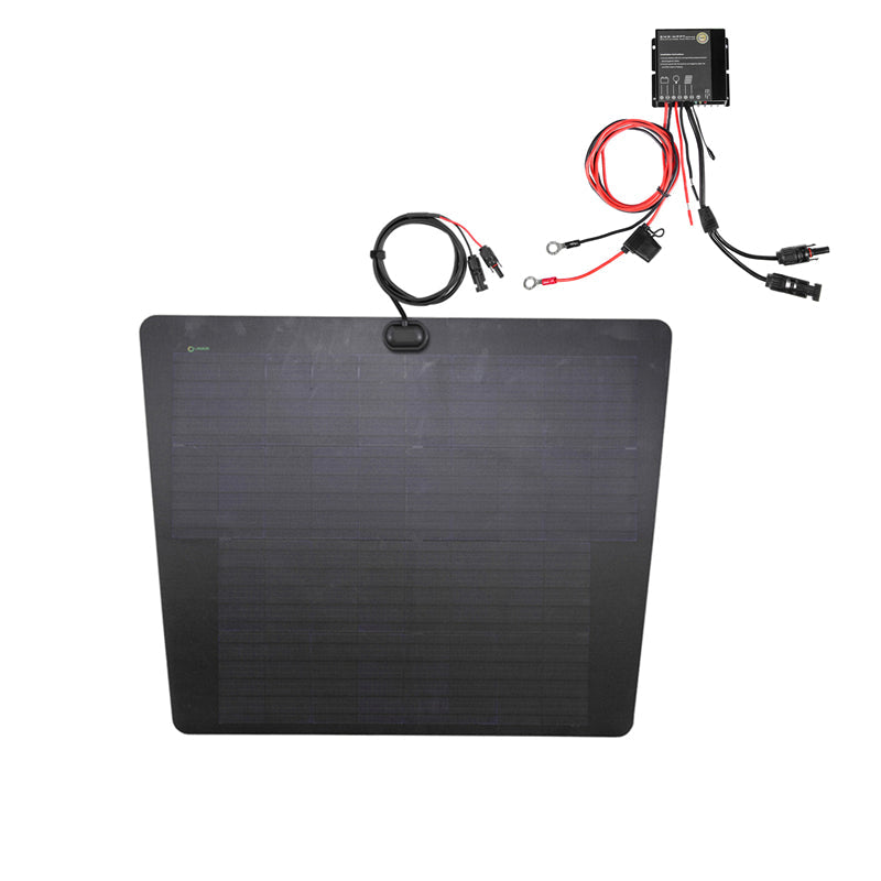 LensunSolar 90W Flexible Solar Panel Toyota Land Cruiser 80 Series