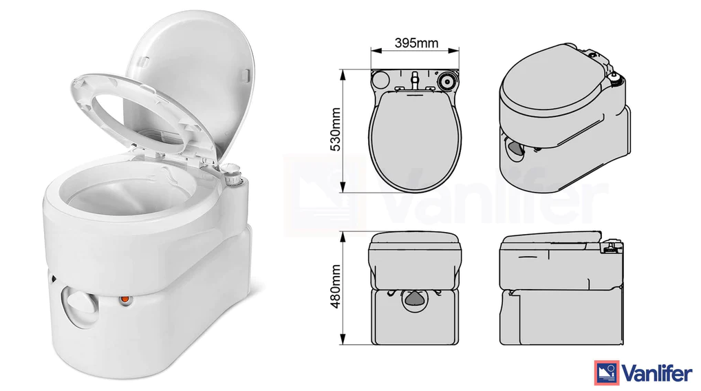 24L Cassette Toilet