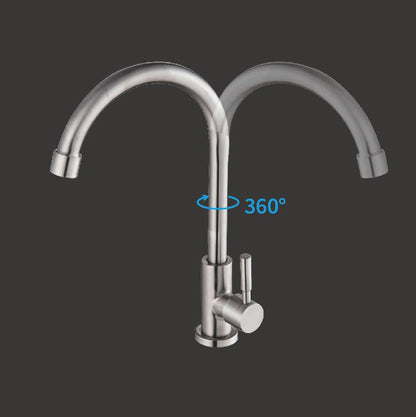Vanlifer Single Handle Cold Water Faucet - Stainless Steel
