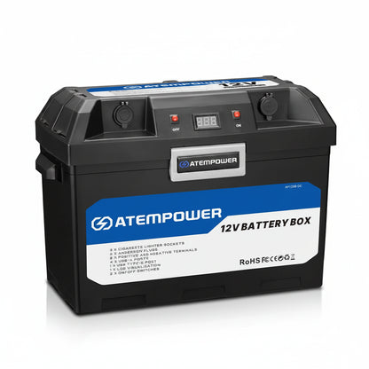 ATEM POWER Battery Box Dual Battery System with in-built VSR Isolator