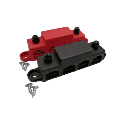 Bus Bar 250A 4 Stud with Cover
