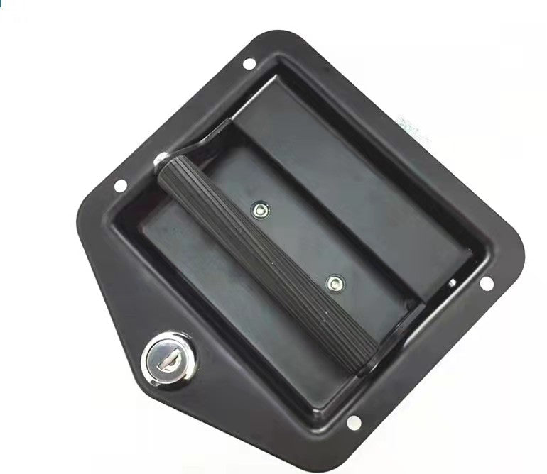 Black Folding Heavy-Duty T Handle Lock Latch