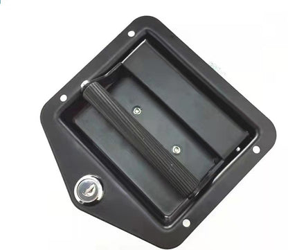 Black Folding Heavy-Duty T Handle Lock Latch