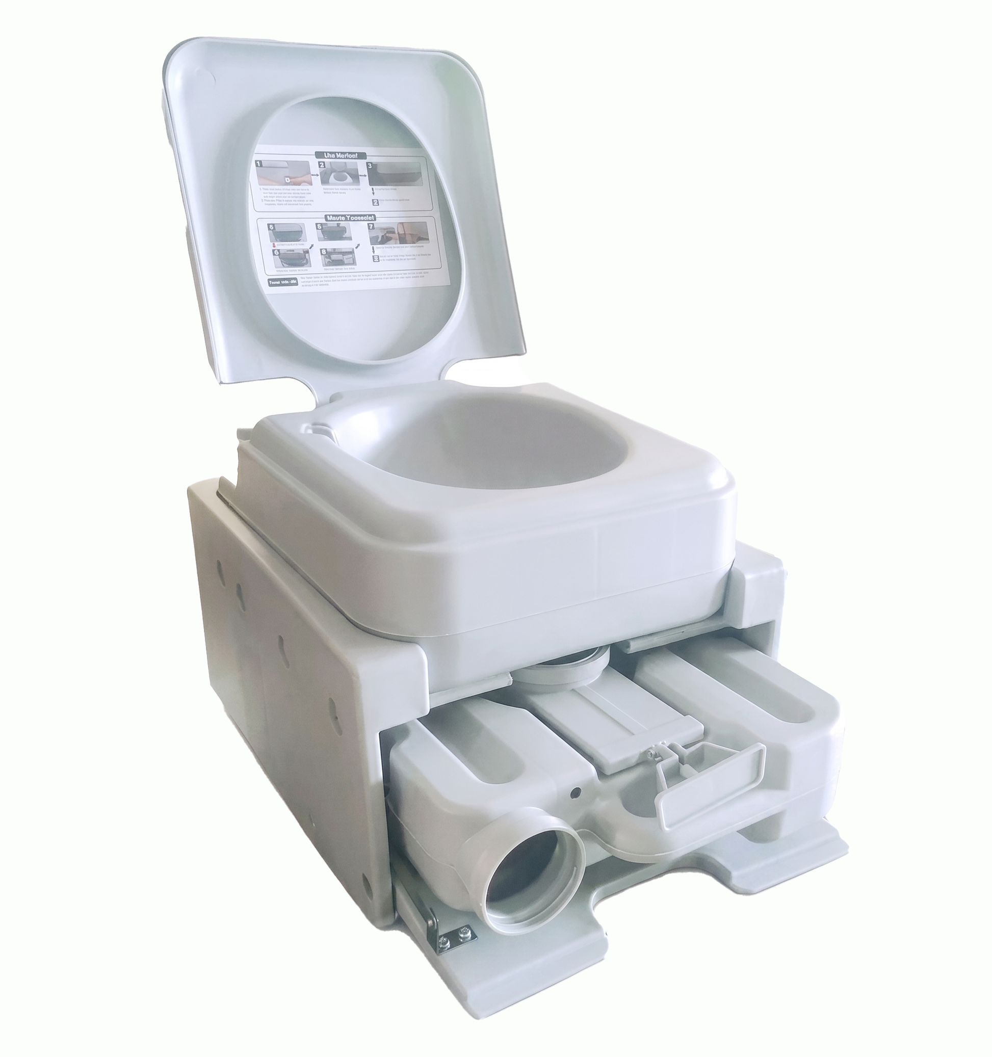 BlackMOA Fixed Cassette Toilet – Compact Design – Vanlifer NZ