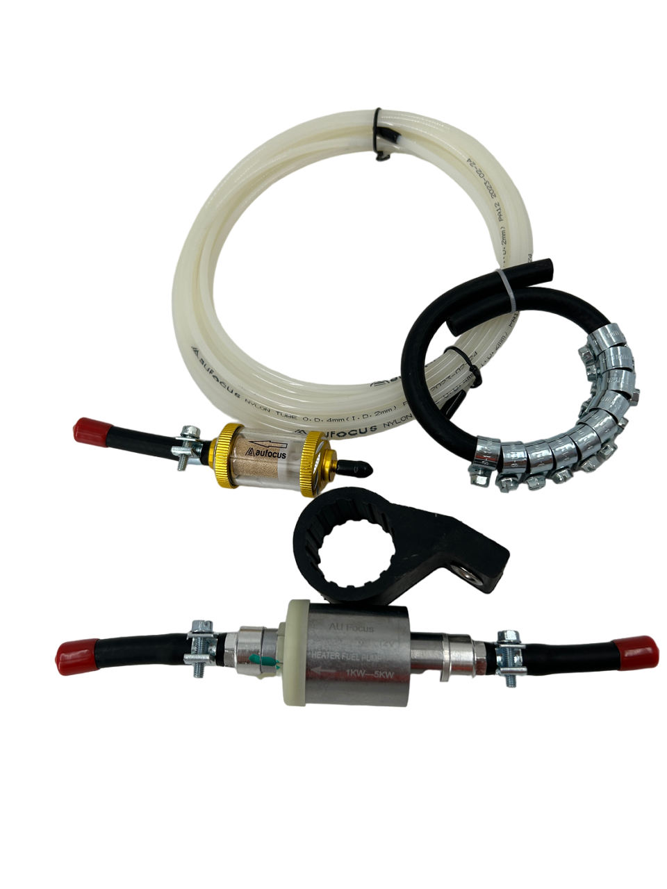 Born to Roam diesel heater kit component detail