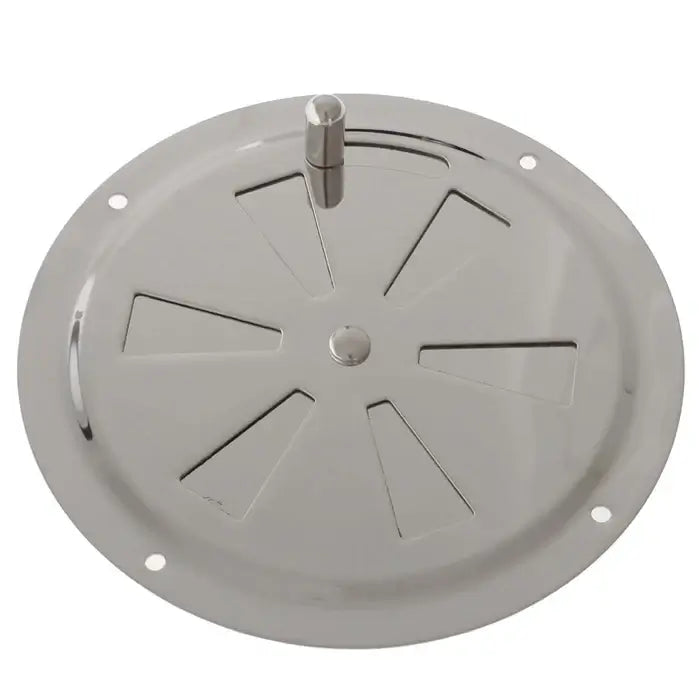 Stainless Butterfly Vent Interior 127mm - side view