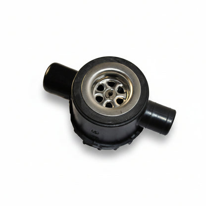 Campervan sink waste drain smell trap with vent connection