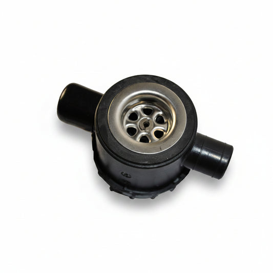 Campervan sink waste drain smell trap with vent connection