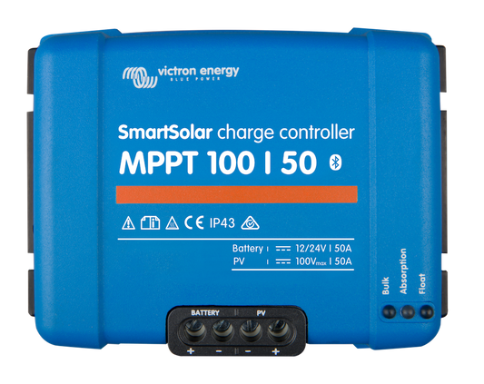 Victron Energy SmartSolar MPPT 100/50 Solar Charge Controller 12/24V 50A