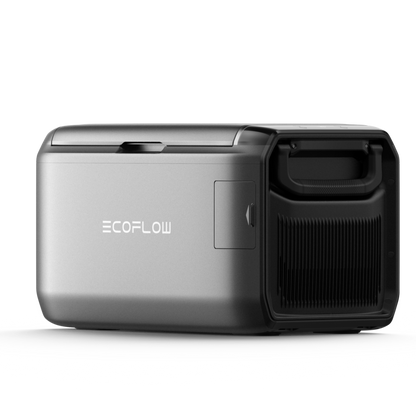 EcoFlow glacier fridge on a white background