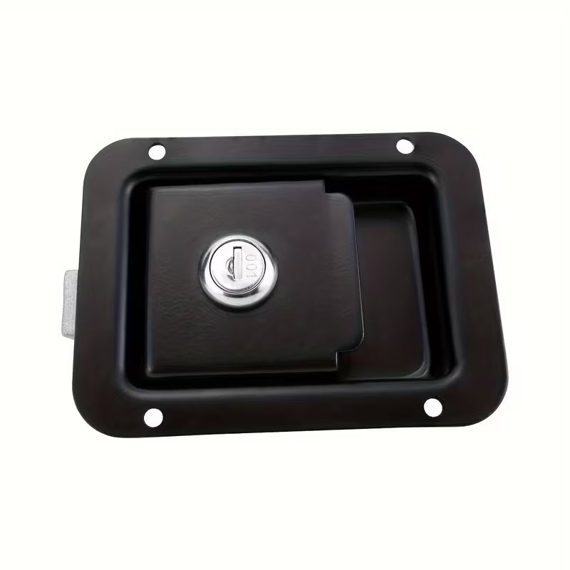 Black Trailer Flush Mount Lock Heavy Duty