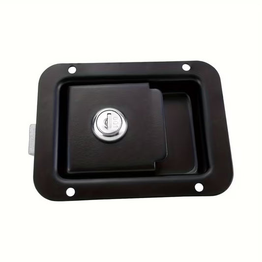 Black Trailer Flush Mount Lock Heavy Duty