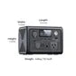 Bluetti EB3A Portable Power Station - rear view