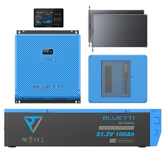 Bluetti RV5 B4810 Epanel Epad Solar Power Combo 200W