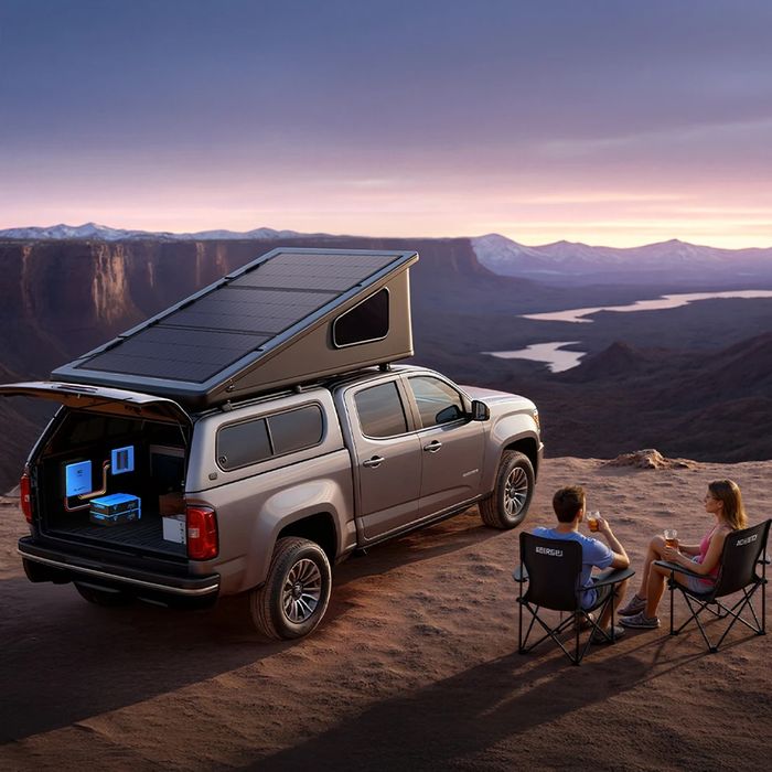 Bluetti RV5 B4810 Epanel Epad Solar Power Combo 200W
