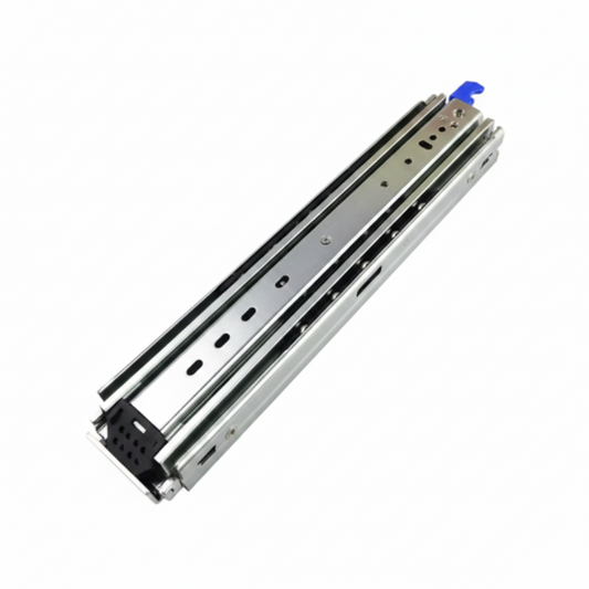 Heavy duty drawer slides 1000mm x 76mm.