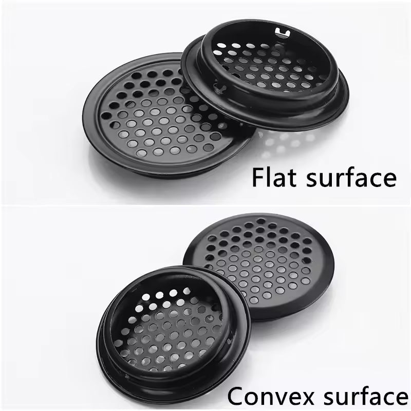 Round Cabinet Air Vent Mesh Louver Cover