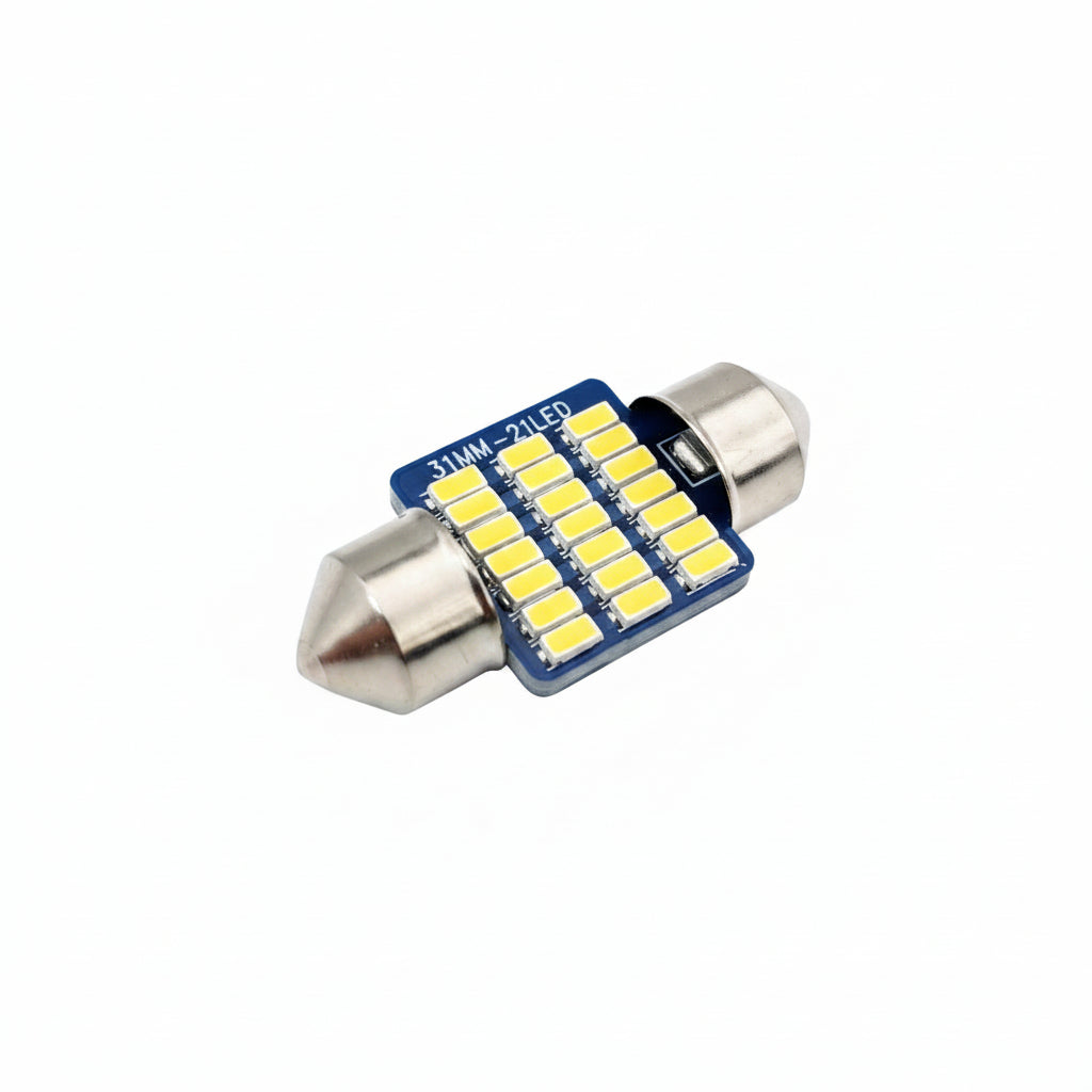 12V 31mm warm white LED festoon interior light bulb