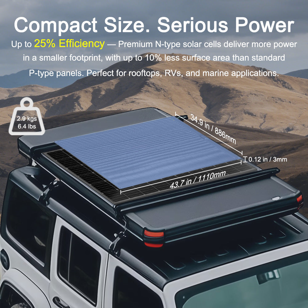 Lensun 200W Flexible Solar Panel N-Type High Efficiency
