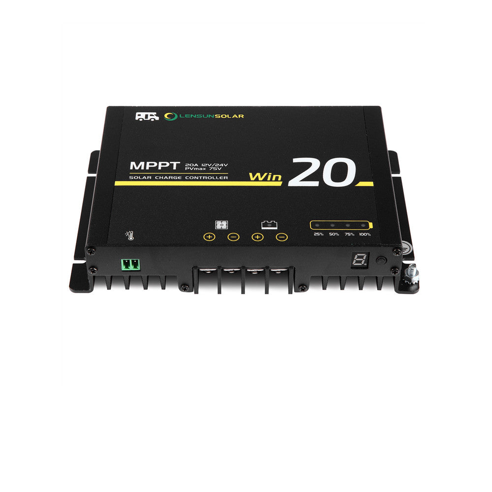Lensun Waterproof MPPT Solar Charge Controller 20A 40A Bluetooth