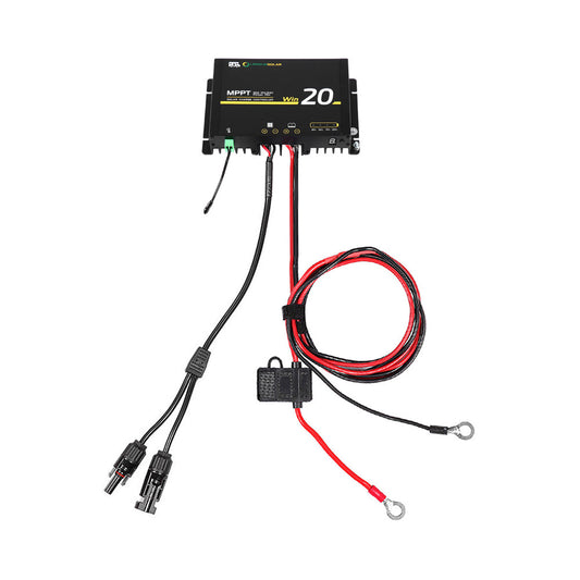 Lensun Waterproof MPPT Solar Charge Controller 20A 40A Bluetooth