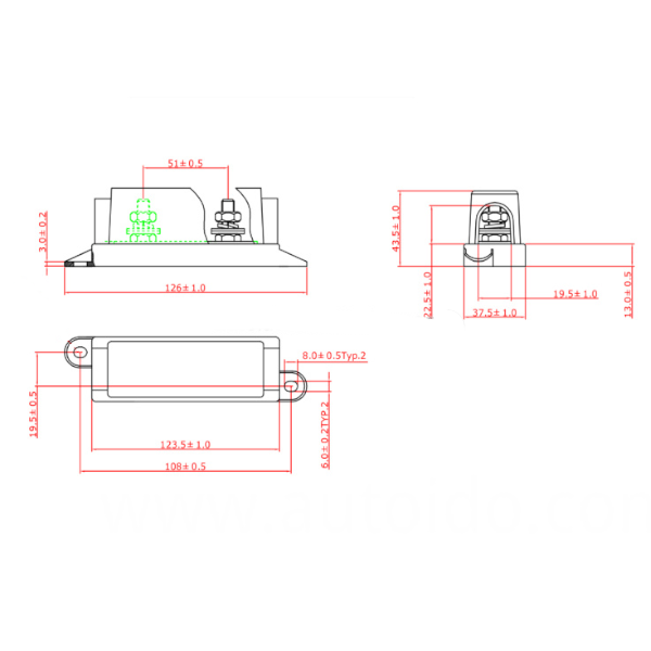 MIDI Fuse Holder