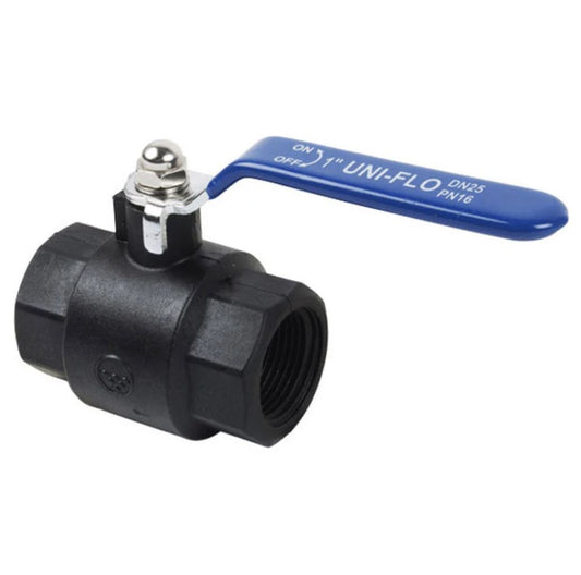 15mm Nylon Female Long Handle Ball Valve