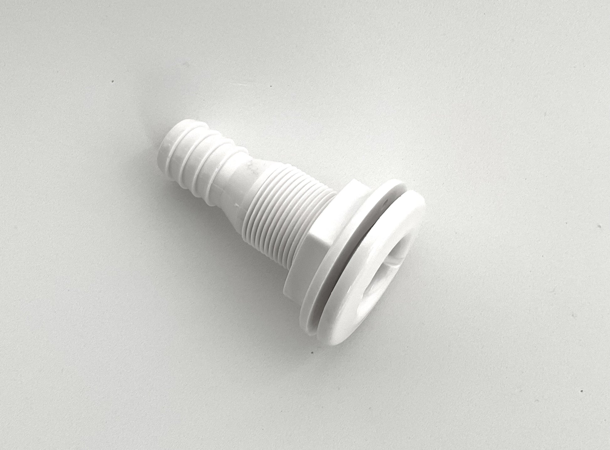 plastic thru hull fitting detail