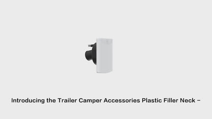 Gravity Water Fill Hatch Inlet for RV Camper 1.5-Inch White