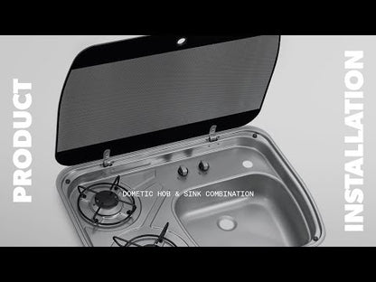 Dometic 2-Burner Hob with Sink