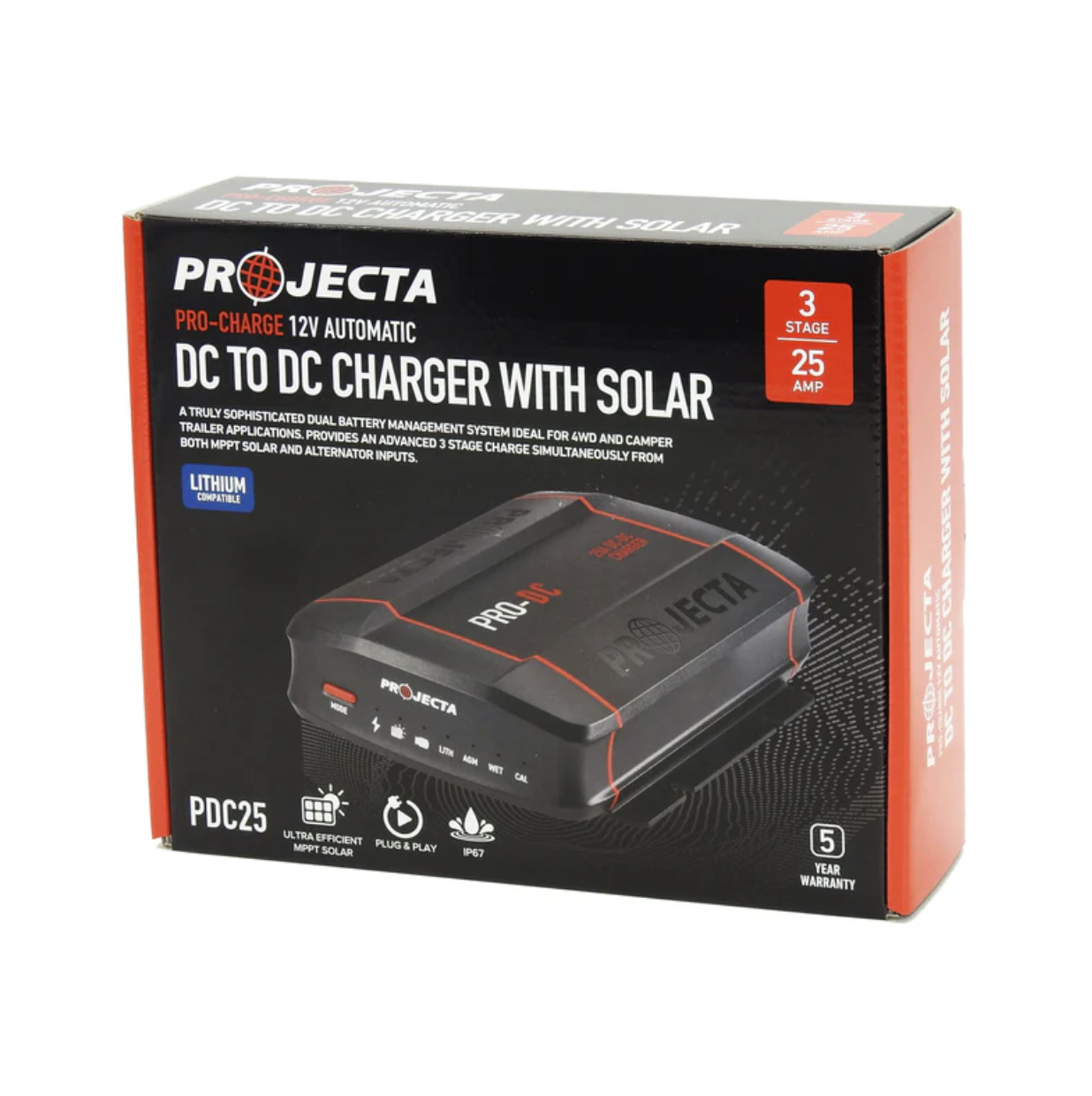 Projecta 12/24V 25A PRO DC TO DC CHARGER