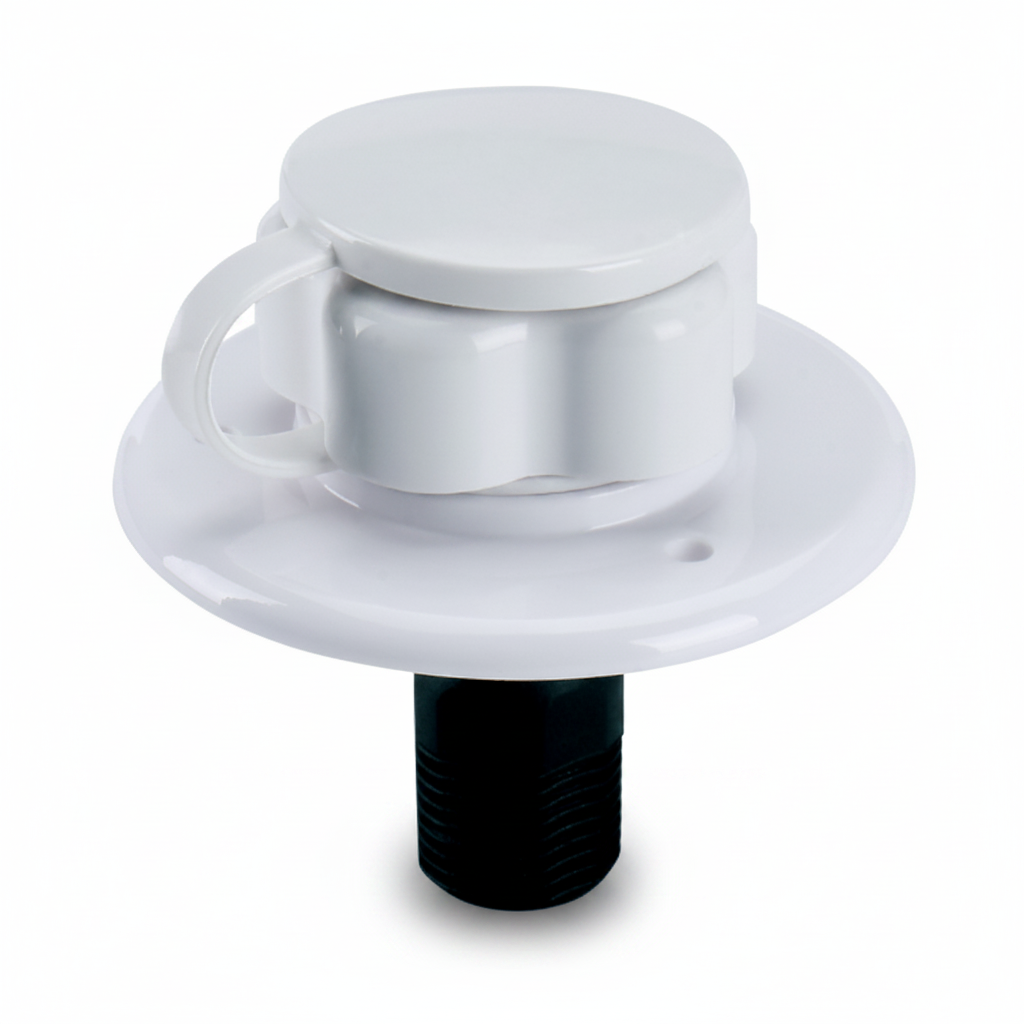 Seaflo plastic water inlet for RV campervan and caravan fresh water systems