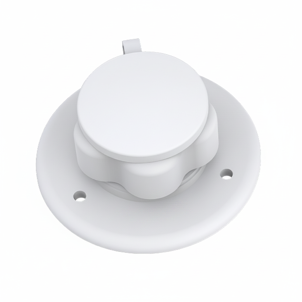 Top view of Seaflo plastic water inlet cap
