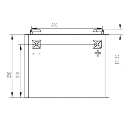 SK 12V 280Ah Heated Lithium Battery