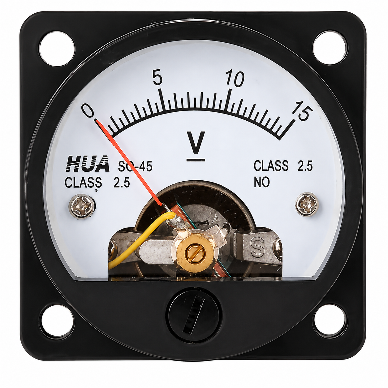 Vanlifer analog voltmeter with 0 to 15 volt needle display for campervan and vehicle electrical systems
