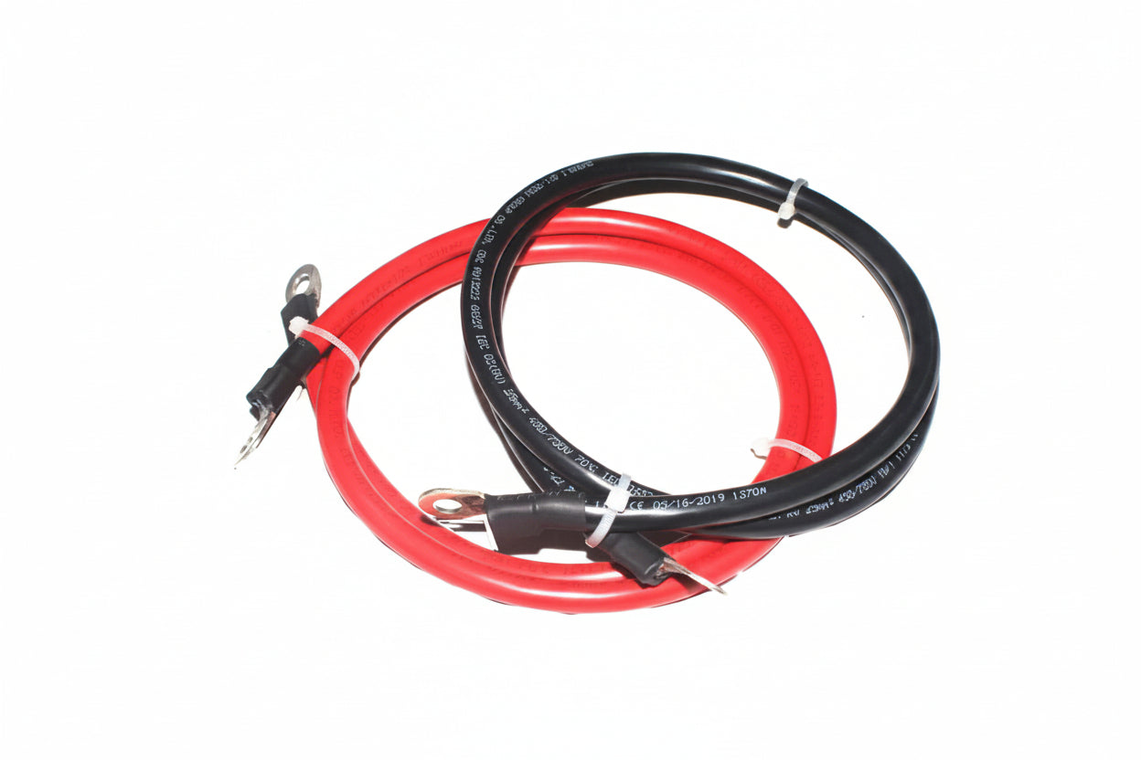 Vanlifer 6AWG 16mm² battery cable kit with positive and negative cables and M8 lugs