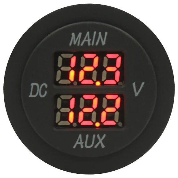 Dual Battery LED Voltmeter