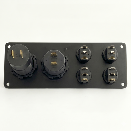 Vanlifer Control Switch Panel - Voltmeter, USB & 4 Switches