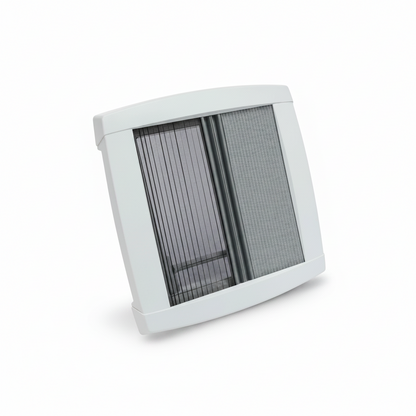 Vision Star 400 roof vent white frame angled view