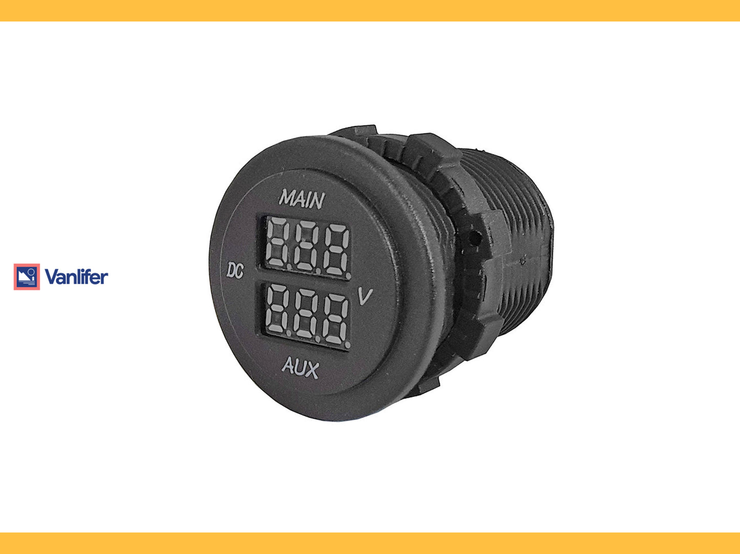 Vanlifer Dual Battery LED Voltmeter