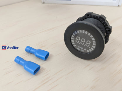 Vanlifer Digital Voltmeter & Circular Display 12V