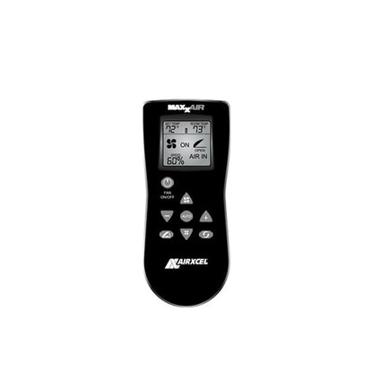 Maxxfan Deluxe with Rain Dome, T/Stat,  Remote