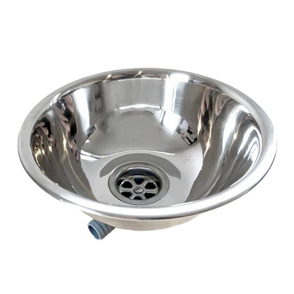 Vanlifer Stainless Bowl Sink & Plug Drain
